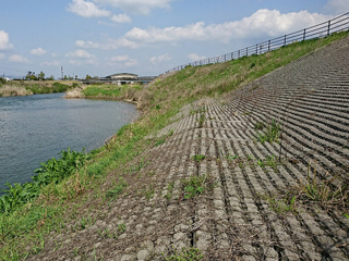 福岡県(沖端川)　河川護岸