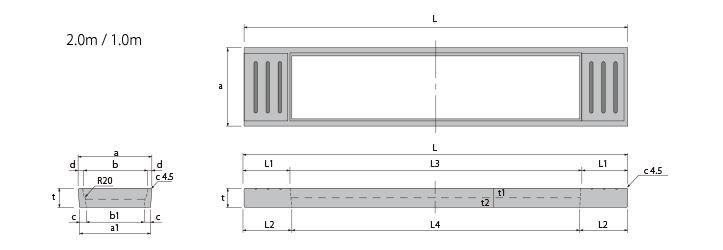 エコンビ工法形状図